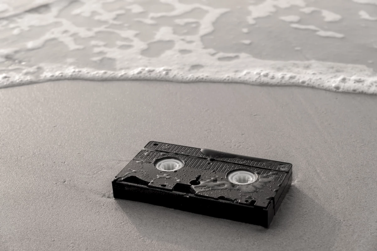 VHS Tape. Photo Woranan.