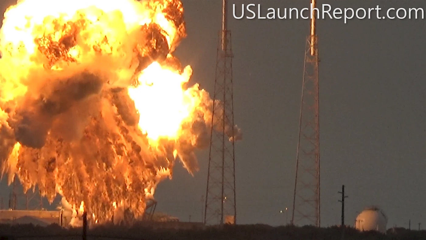 SpaceX Falcon 9 rocket and Amos-6 satellite destroyed during static-fire test.