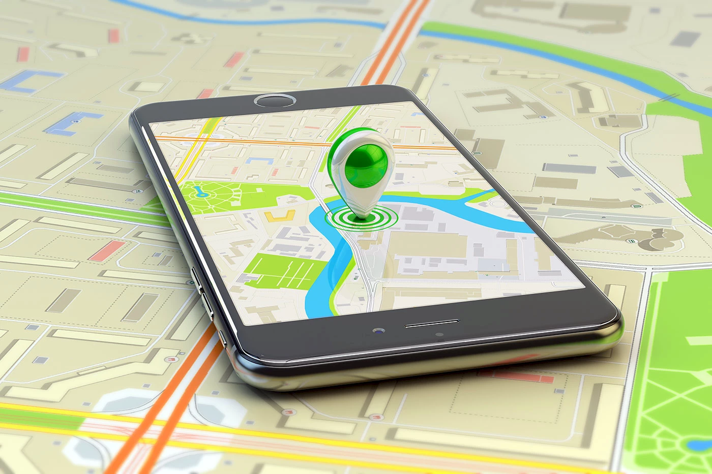Mobile GPS navigation.