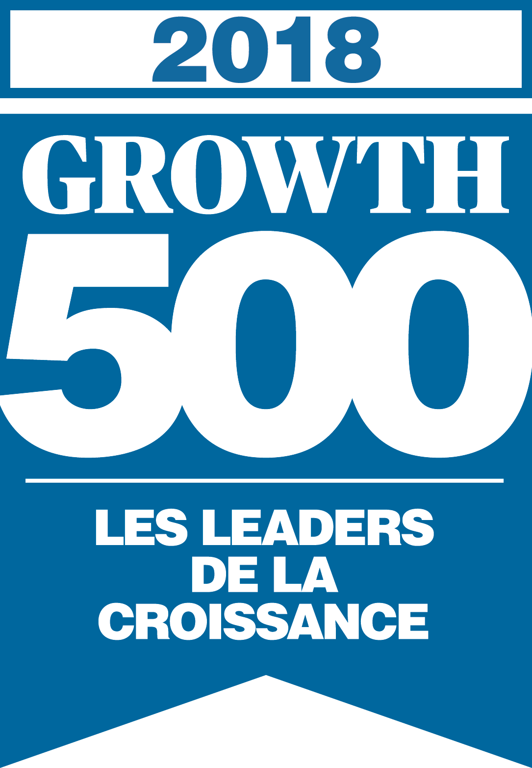 Logo Growth 500, 2018.