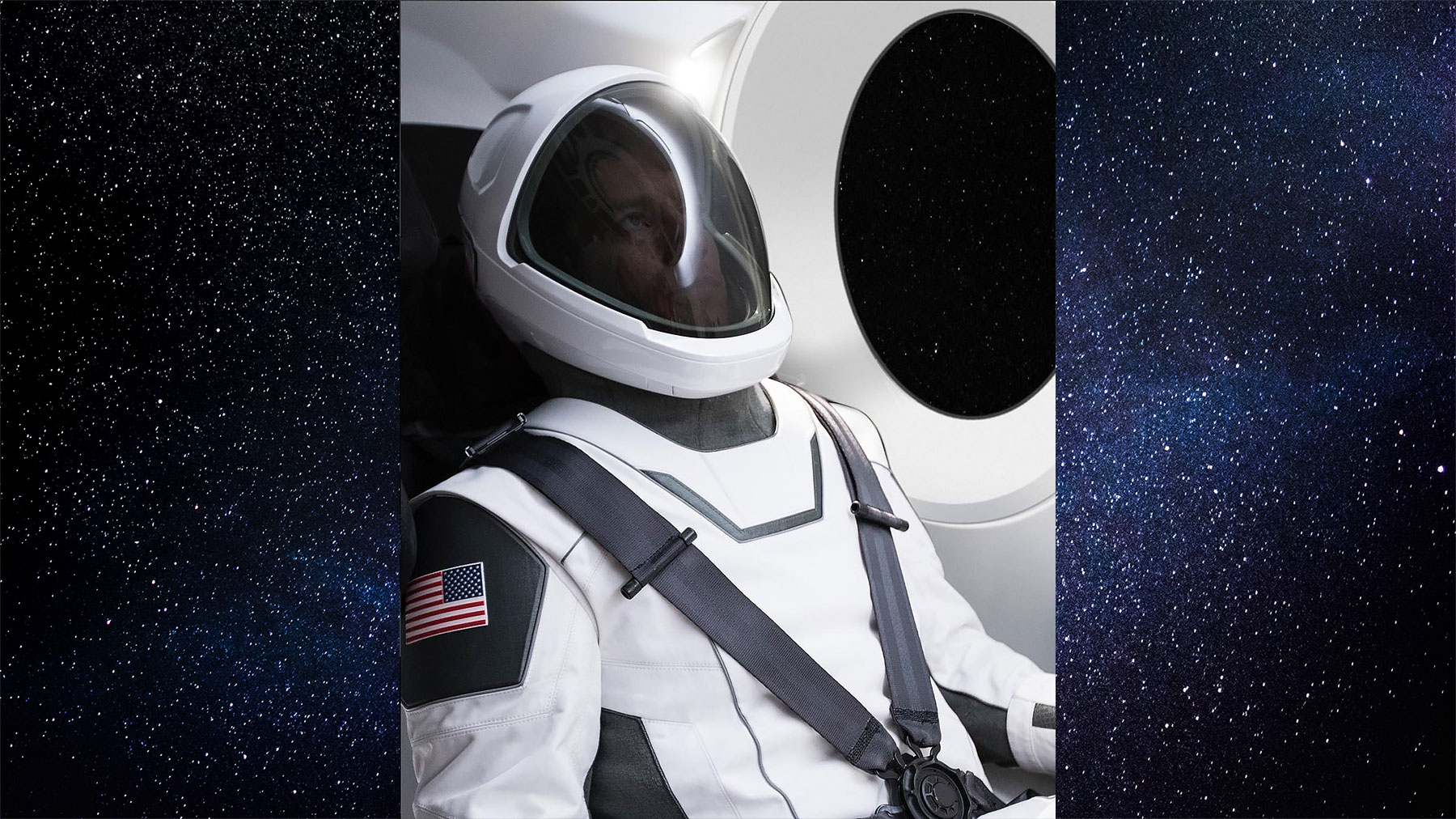 SpaceX flight suit.