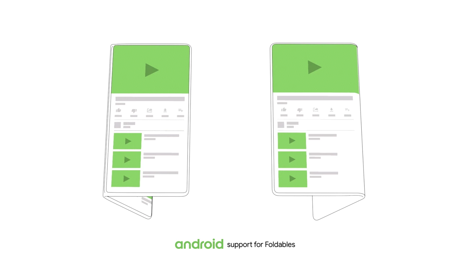 Android support for foldables.
