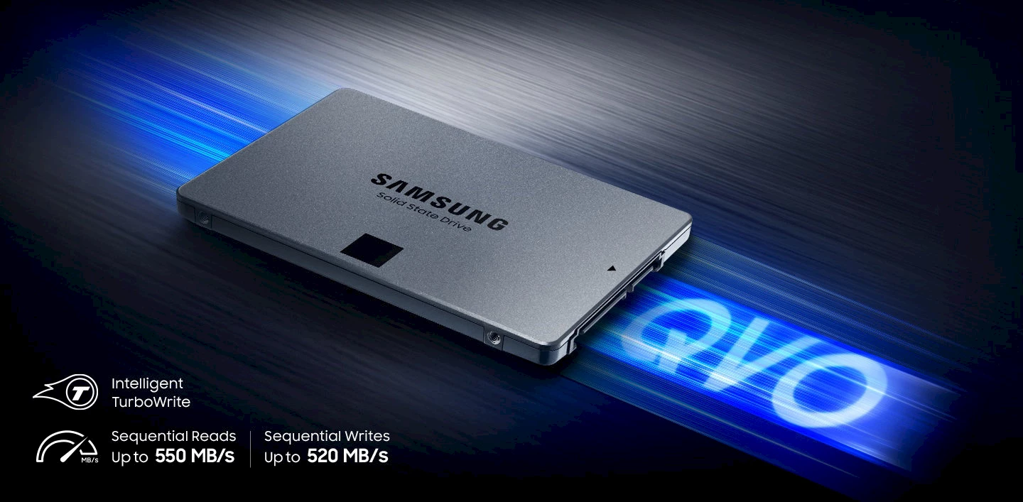 Samsung SSD 860 QVO.
