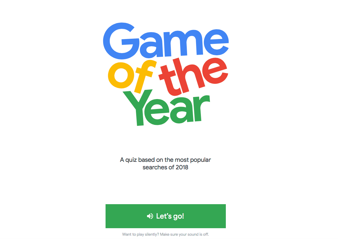 Game of the Year.