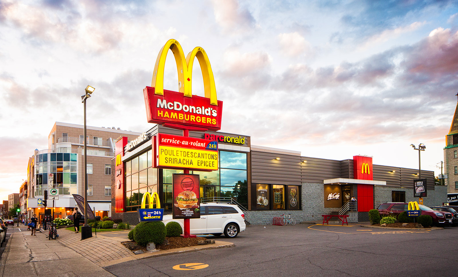McDonald’s restaurant, St Laurent Blvd, Montreal.