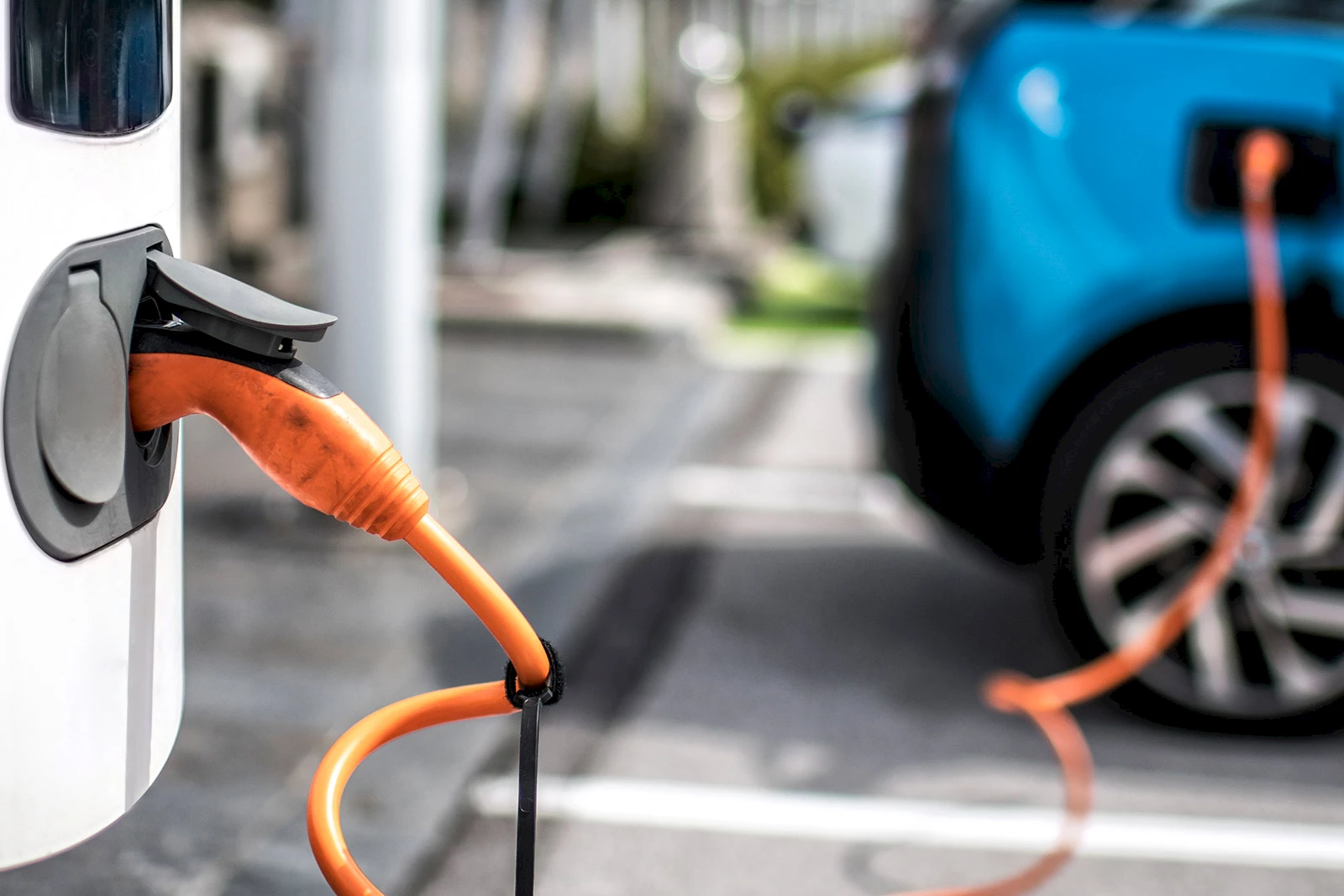 Electric car charger.