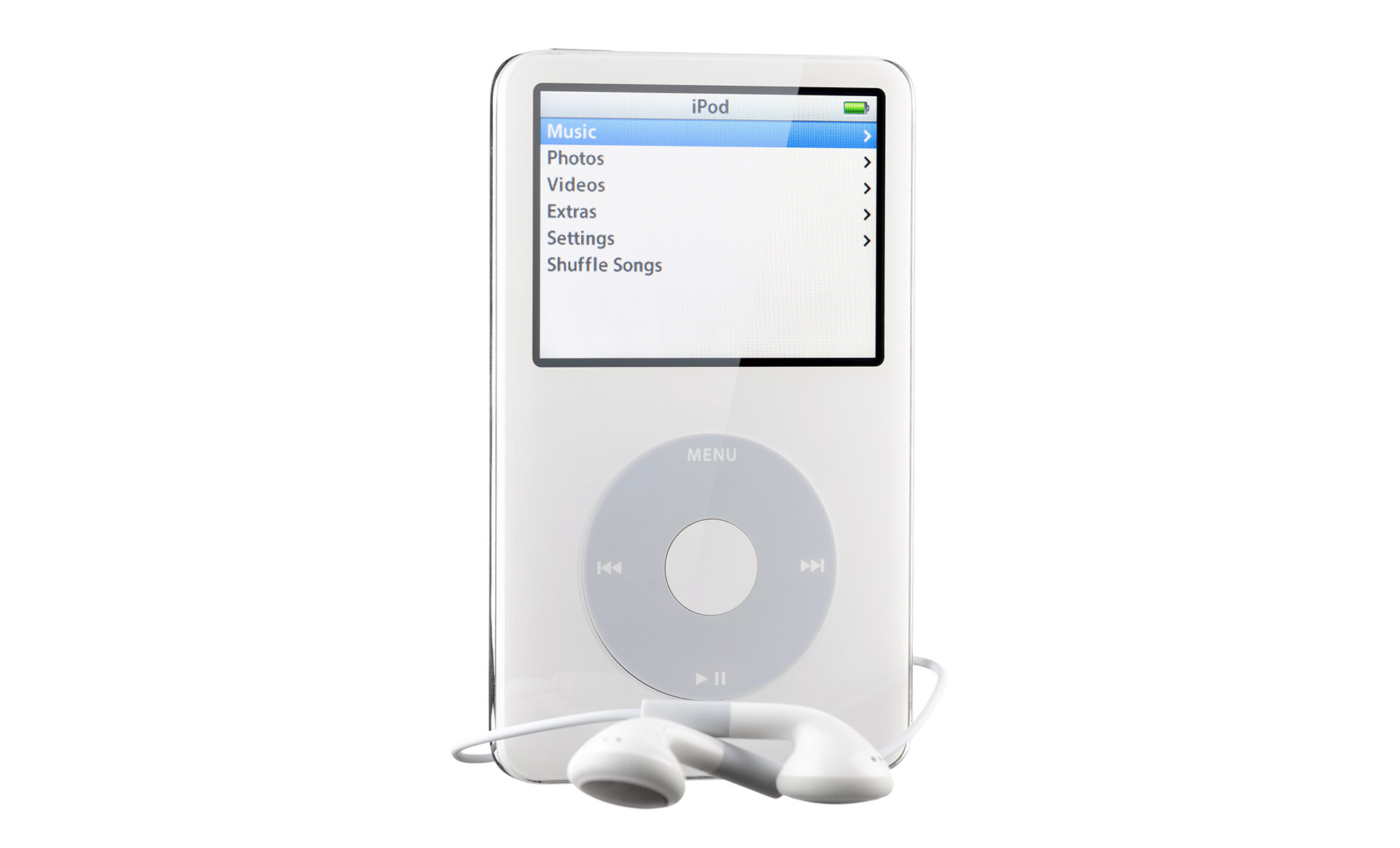 Apple iPod, fifth generation.