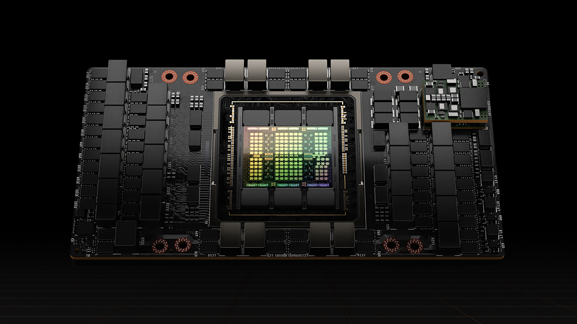 Nvidia H100 SXM GPU.