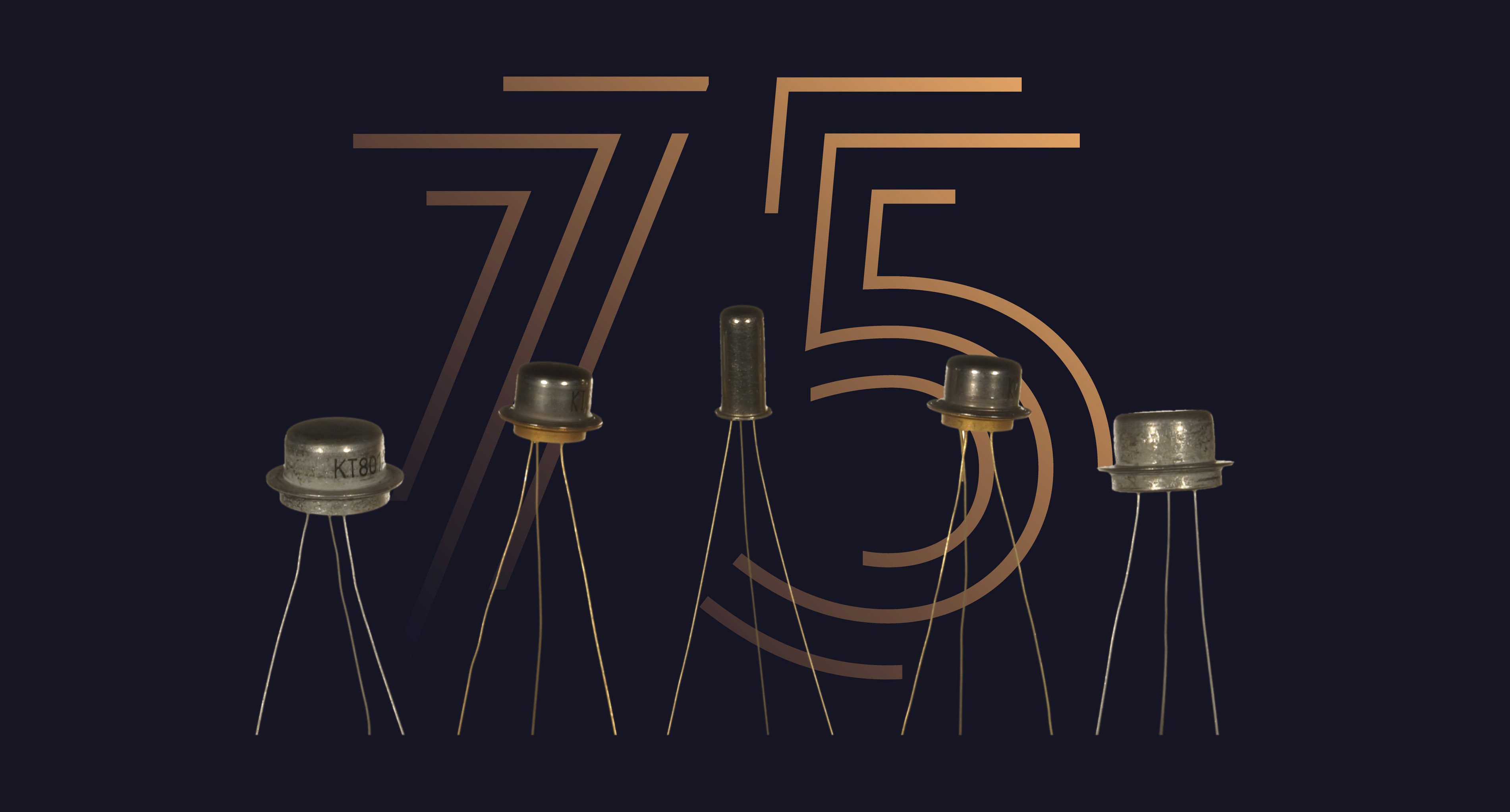 75th anniversary of the transistor.